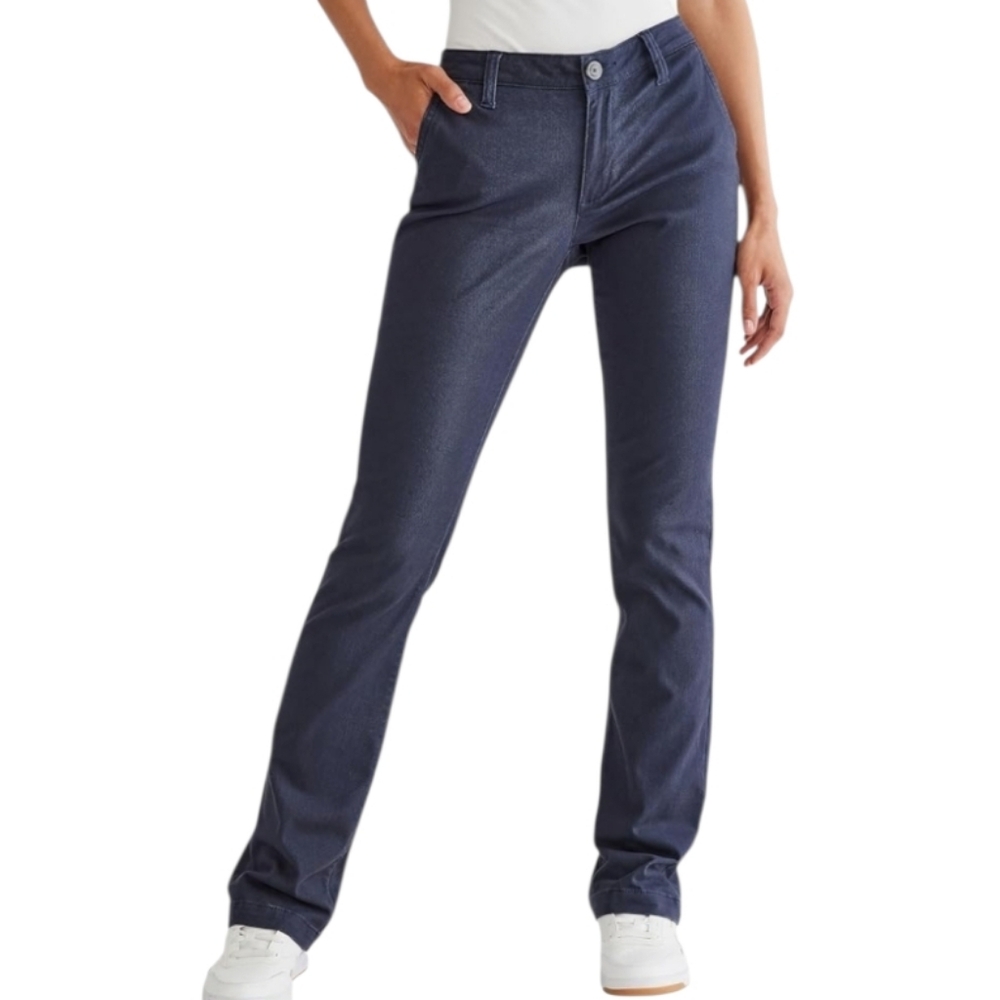 Women's Aeropostale Classic Navy Uniform Pants Bootcut Size 6 *SHORT*